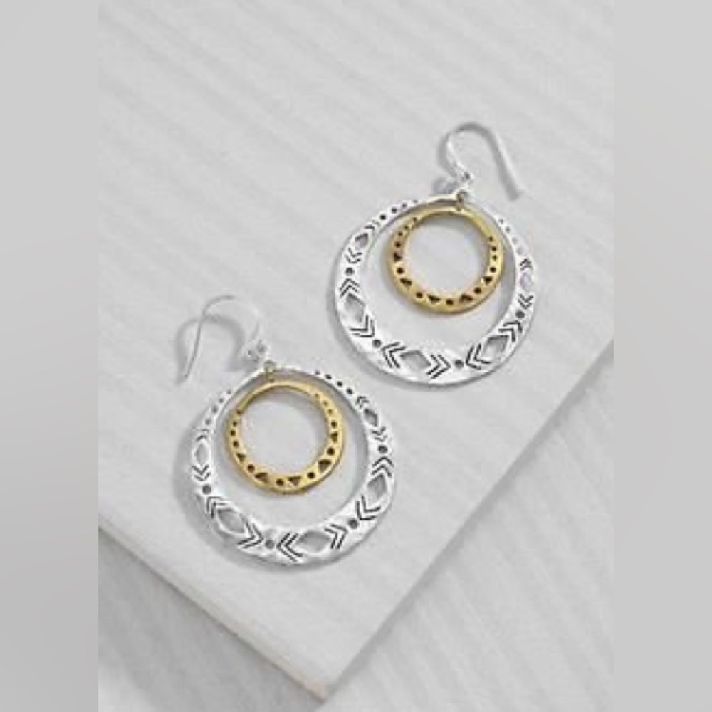 Silpada Double Halo Earrings